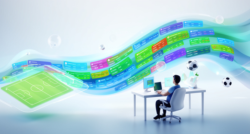clean API response data flowing into a developer's application interface