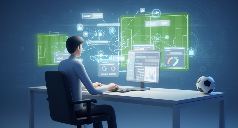 developer optimising code, focusing on data flow, abstract network connections